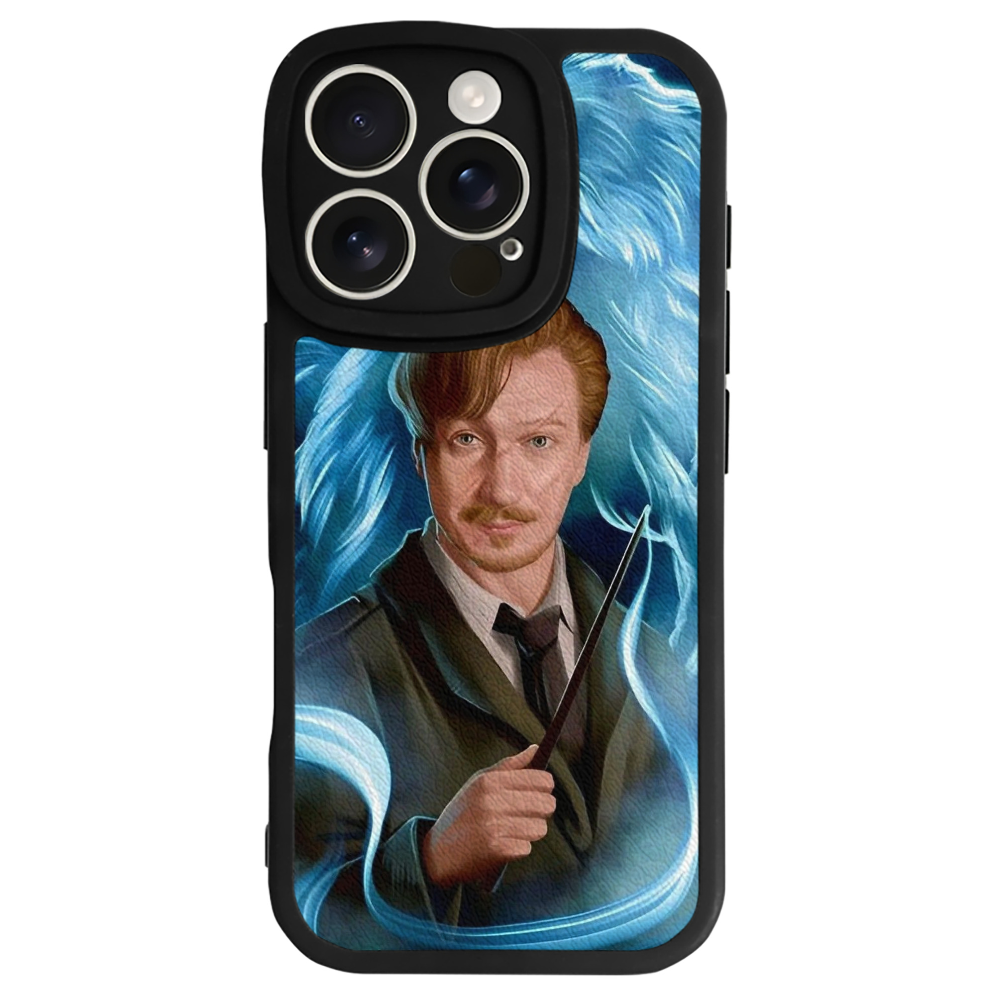 （画像用） Harry Potter ハリー・ポッターシリーズ 【iPhone 16シリーズ対応】シリコンスマホケース（レザー調） 材質：シリコン